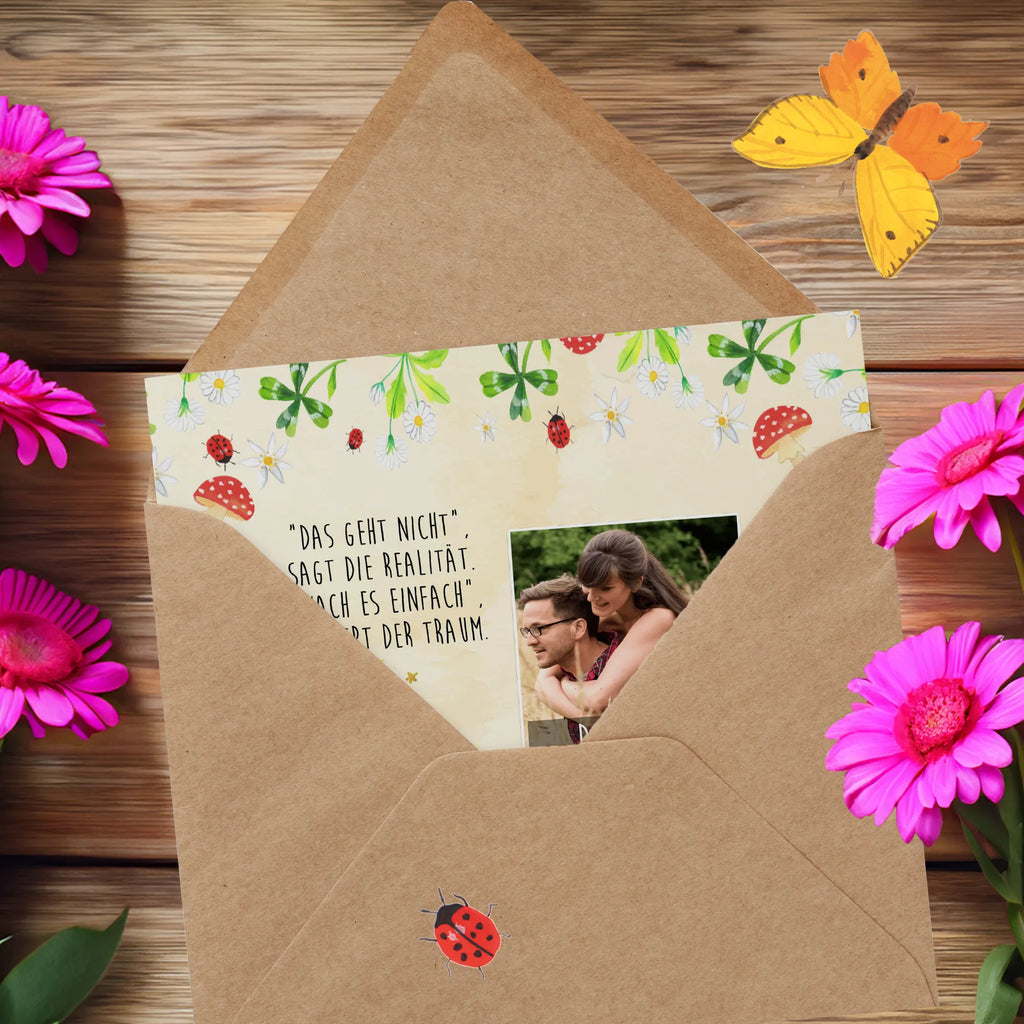 Personalized Photo Deluxe Card Pig Luck Personalisierte Foto Grußkarte, Tiermotive, Gute Laune, lustige Sprüche, Tiere, Glücksschwein. Glück, Schwein, Schweinchen, Sterne, Sernchen, Ziele, Träume, Motivation, Glücksbringer