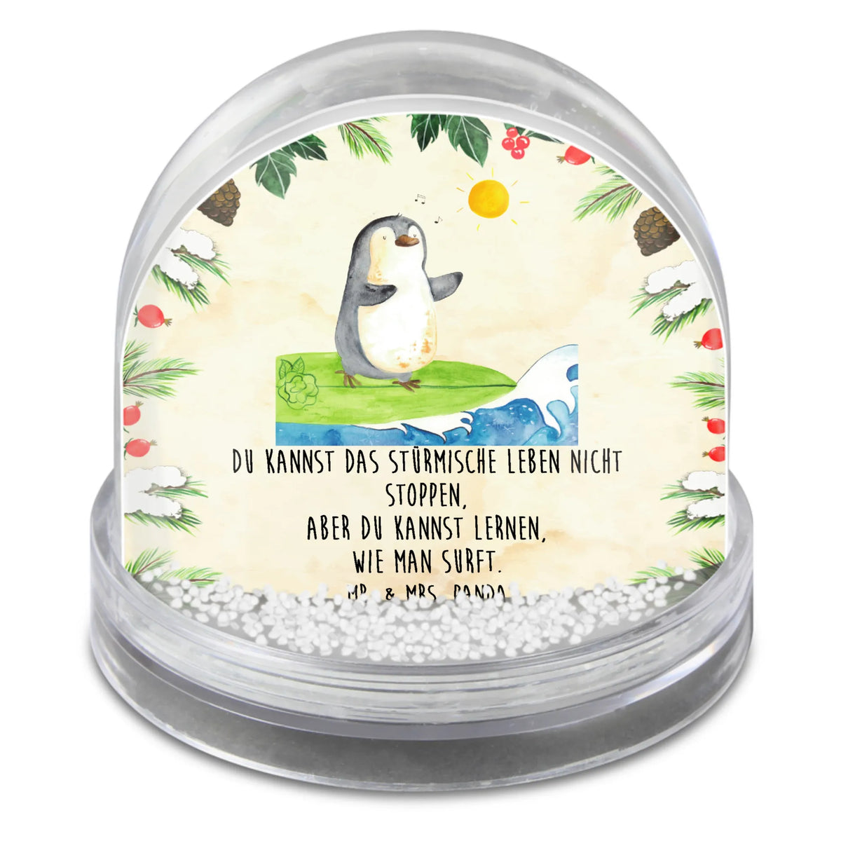 Snow globe Penguin surfer North Pole, Penguins, surfing, wave riding, waves, surfers, penguins, holidays