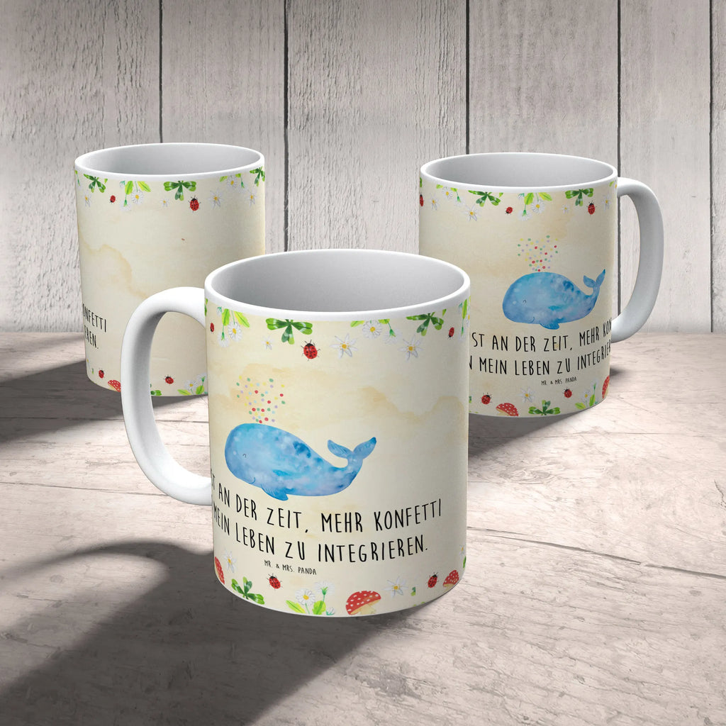Kubek wieloryb konfetti Tasse, Kaffeetasse, Teetasse, Becher, Kaffeebecher, Teebecher, Keramiktasse, Porzellantasse, Büro Tasse, Geschenk Tasse, Tasse Sprüche, Tasse Motive, Kaffeetassen, Tasse bedrucken, Designer Tasse, Cappuccino Tassen, Schöne Teetassen, Meerestiere, Meer, Urlaub, Wal, Konfetti, Wale, Motivation, Neuanfang, Trennung, Diät, Abnehmen, Neustart, Lebensabschnitt, Geburtstag