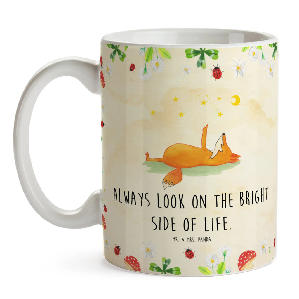Mug Fox Stars Tasse, Kaffeetasse, Teetasse, Becher, Kaffeebecher, Teebecher, Keramiktasse, Porzellantasse, Büro Tasse, Geschenk Tasse, Tasse Sprüche, Tasse Motive, Kaffeetassen, Tasse bedrucken, Designer Tasse, Cappuccino Tassen, Schöne Teetassen, Fuchs, Füchse, tröstende Worte, Spruch positiv, Spruch schön, Romantik, Always Look on the Bright Side of Life