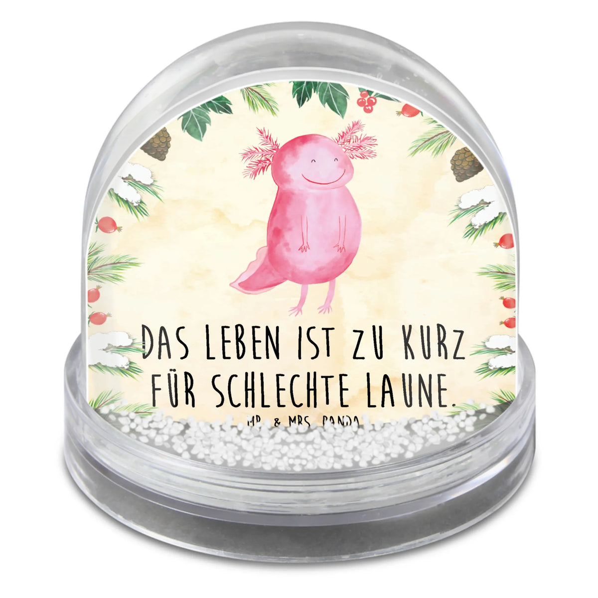 Schneekugel Axolotl Glücklich Schüttelkugel, Souvenir-Schneekugel, wasserkugel, schnee kugel, Weihnachts Schneekugel, Schneekugel, glitzerkugel, schneekugel deko, wohnaccessoire, Motiv-Schneekugel, Spruch-Schneekugel, Schneekugel Weihnachten, Dekokugel, Winter-Schneekugel, Winterkugel, kunststoff schneekugel, dekoartikel, Schneekugel Modern, Große Schneekugel, Schneekugel Geschenk, Deko Schneekugel, Axolotl, Molch, Lurche, Motivation, Lurch, Axolot, Gute Laune, Schwanzlurch
