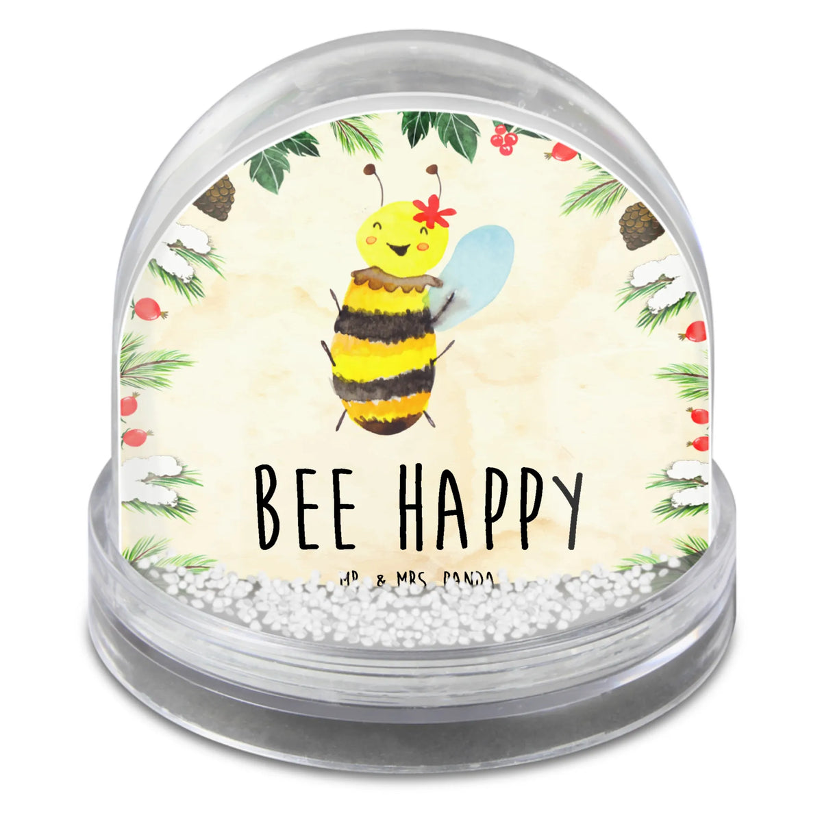 Snow globe bee happy wasp, bumblebee