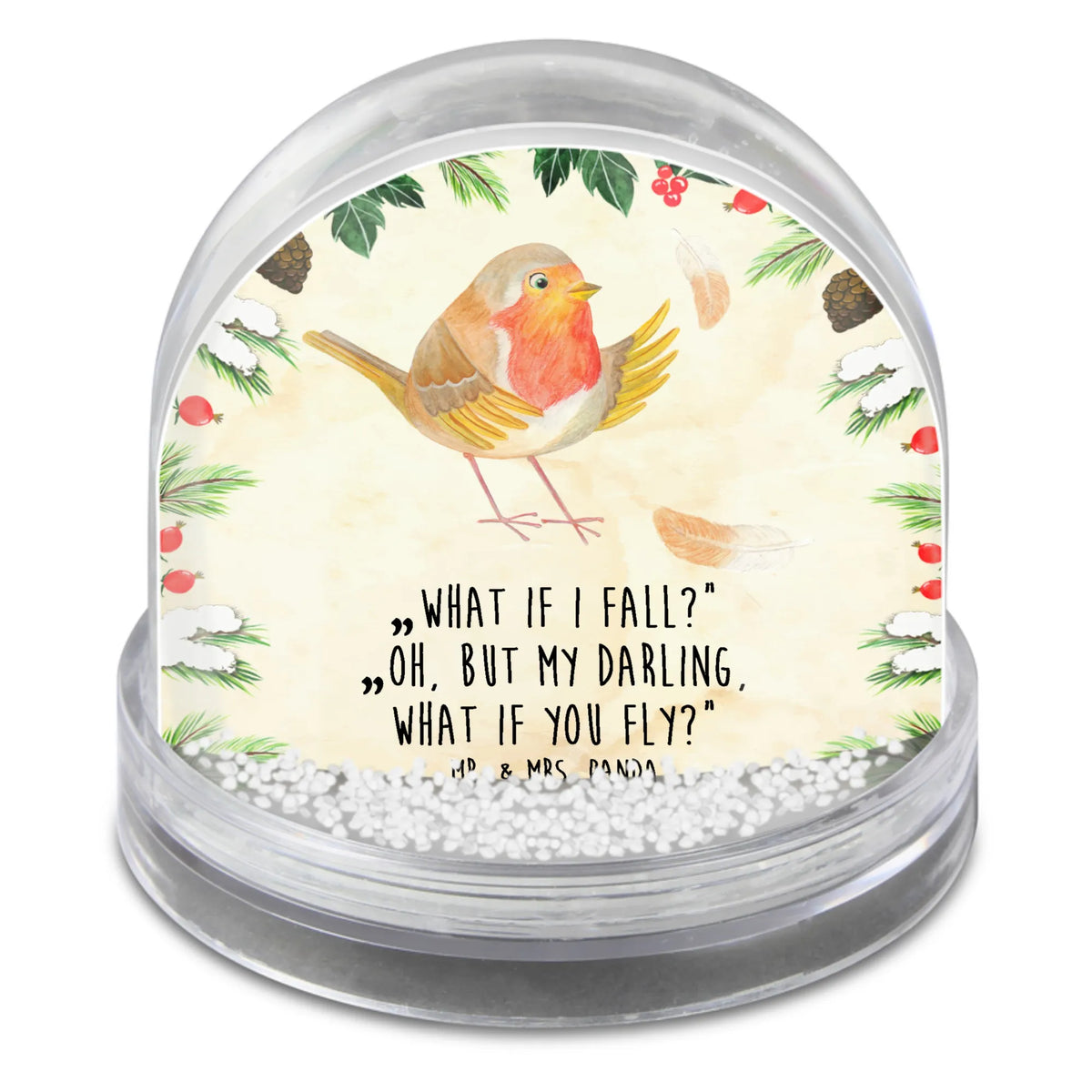 Schneekugel Rotkehlchen Federn Souvenir-Schneekugel, Schneekugel Modern, Dekokugel, Winterkugel, Schüttelkugel, Spruch-Schneekugel, Große Schneekugel, wasserkugel, kunststoff schneekugel, glitzerkugel, Winter-Schneekugel, dekoartikel, Schneekugel Geschenk, schnee kugel, Schneekugel Weihnachten, wohnaccessoire, Motiv-Schneekugel, schneekugel deko, Schneekugel, Deko Schneekugel, Weihnachts Schneekugel, Lustige Sprüche, Tiere, Tiermotive, Gute Laune, Rotkehlchen, Motivation Sprüche, What If I Fall, Motivationsbilder, Vogel, fliegen, Spruch Motivation, Spruch Mut