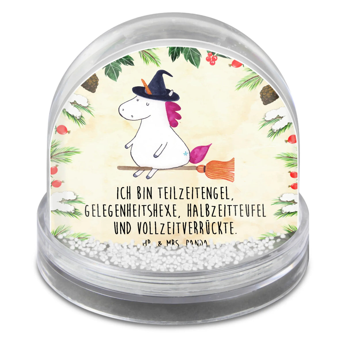 Schneekugel Einhorn Hexe Schneekugel Weihnachten, Große Schneekugel, Dekokugel, schnee kugel, Winterkugel, Winter-Schneekugel, glitzerkugel, kunststoff schneekugel, Schneekugel, Deko Schneekugel, wohnaccessoire, dekoartikel, Weihnachts Schneekugel, schneekugel deko, Schüttelkugel, Schneekugel Geschenk, Souvenir-Schneekugel, Spruch-Schneekugel, Schneekugel Modern, Motiv-Schneekugel, wasserkugel, Unicorn, Einhorn, Einhörner, Einhorn Deko, Ehefrau, Frau, Verrückte, Freundin, Leben, Engel, Teufel, Hexe, Zicke