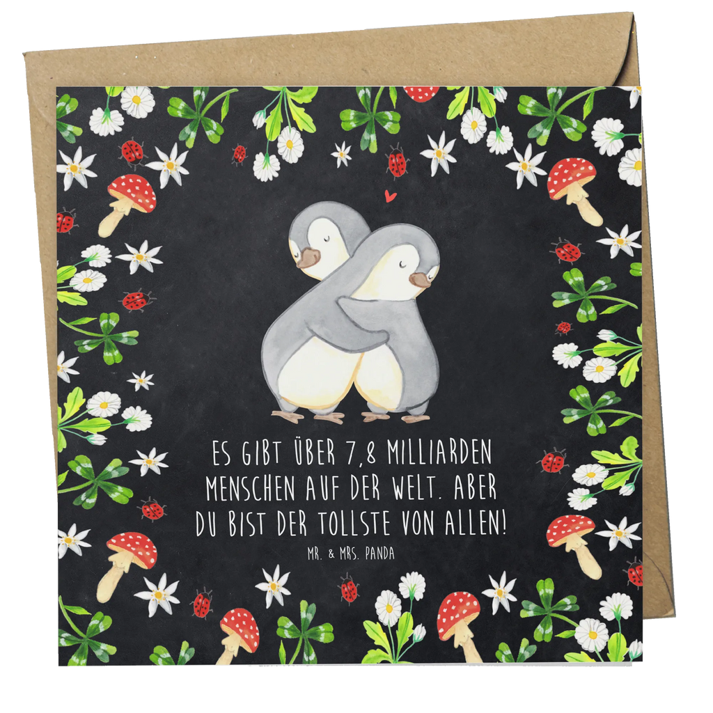 Deluxe Karte Pinguine Kuscheln doppelkarte, Glückwunschkarte, Grußkarte, faltkarte, Klappkarte, Verlobung, Freundin, Partner, Freund, Ehemann, Ehefrau, Heiraten, Heiratsantrag, Liebe, Hocheitstag, Liebesgeschenk, Jahrestag, Mitbringsel, Hochzeitstag, für Männer, Liebesbeweis, Geschenk für Frauen, Geschenk für Partner, Geschenk für Freundin, Valentinstag, für Ehemann