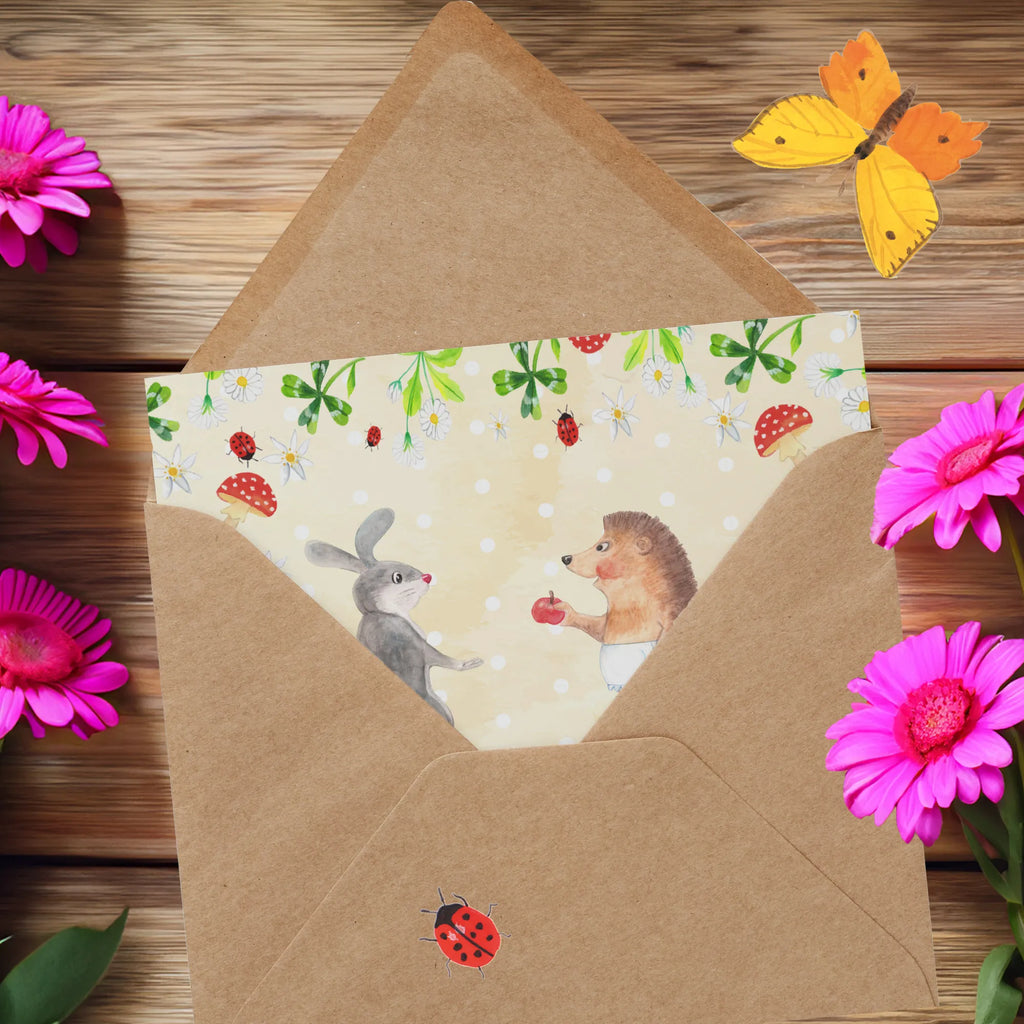 Deluxe Karte Hase Igel Geburtstagskarte, Hochwertige Klappkarte, Karte, Hochwertige Grußkarte, Grußkarte, Glückwunschkarte, Klappkarte, Hochzeitskarte, Einladungskarte, Tiermotive, Gute Laune, lustige Sprüche, Tiere, Trösten, Igel und Hase, Spruch romantisch, Trennungsschmerz, Igel, Liebeskummer Geschenk, Hase, Herzschmerz, Liebe Spruch