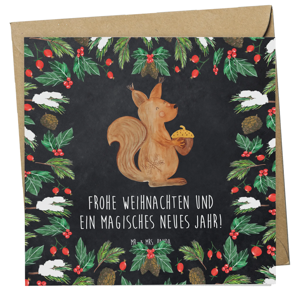 Deluxe Card Squirrel Christmas Hochwertige Klappkarte, Grußkarte, Geburtstagskarte, Einladungskarte, Hochwertige Grußkarte, Karte, Klappkarte, Glückwunschkarte, Hochzeitskarte, Winter, Weihnachten, Weihnachtsdeko, Nikolaus, Advent, Heiligabend, Wintermotiv, Neujahr, Frohes neues Jahr, Vogel, Frohe Weihnachten, Guten Rutsch, Weihnachtsgruß, Weihnachtsmotiv