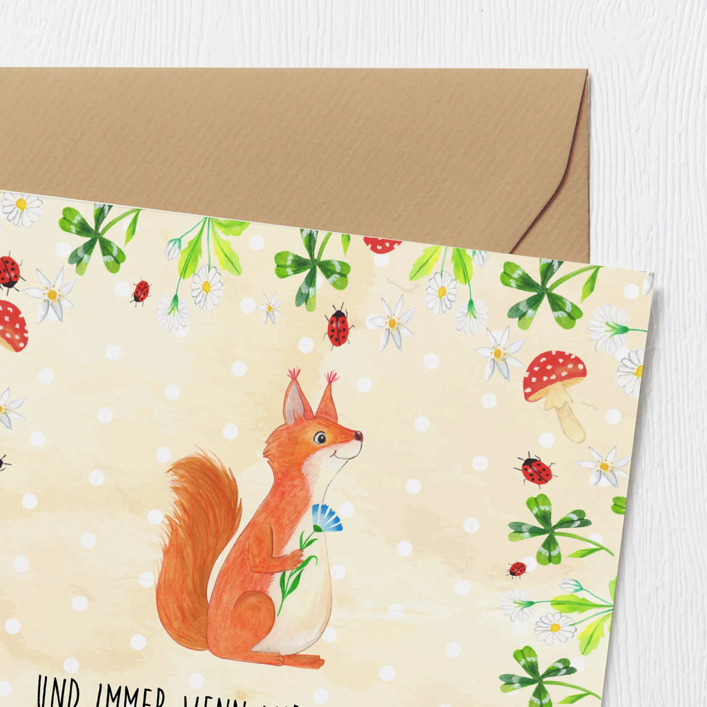 Deluxe Card Squirrel flower Einladungskarte, Geburtstagskarte, Glückwunschkarte, Hochzeitskarte, Karte, Grußkarte, Klappkarte, Hochwertige Grußkarte, Hochwertige Klappkarte, Tiermotive, Gute Laune, lustige Sprüche, Tiere, Spruch positiv, Lachen, Spaß, Eichhörnchen, Motivation Sprüche, Motivation Bilder, Eichhorn, glücklich Spruch, Spruch Deko