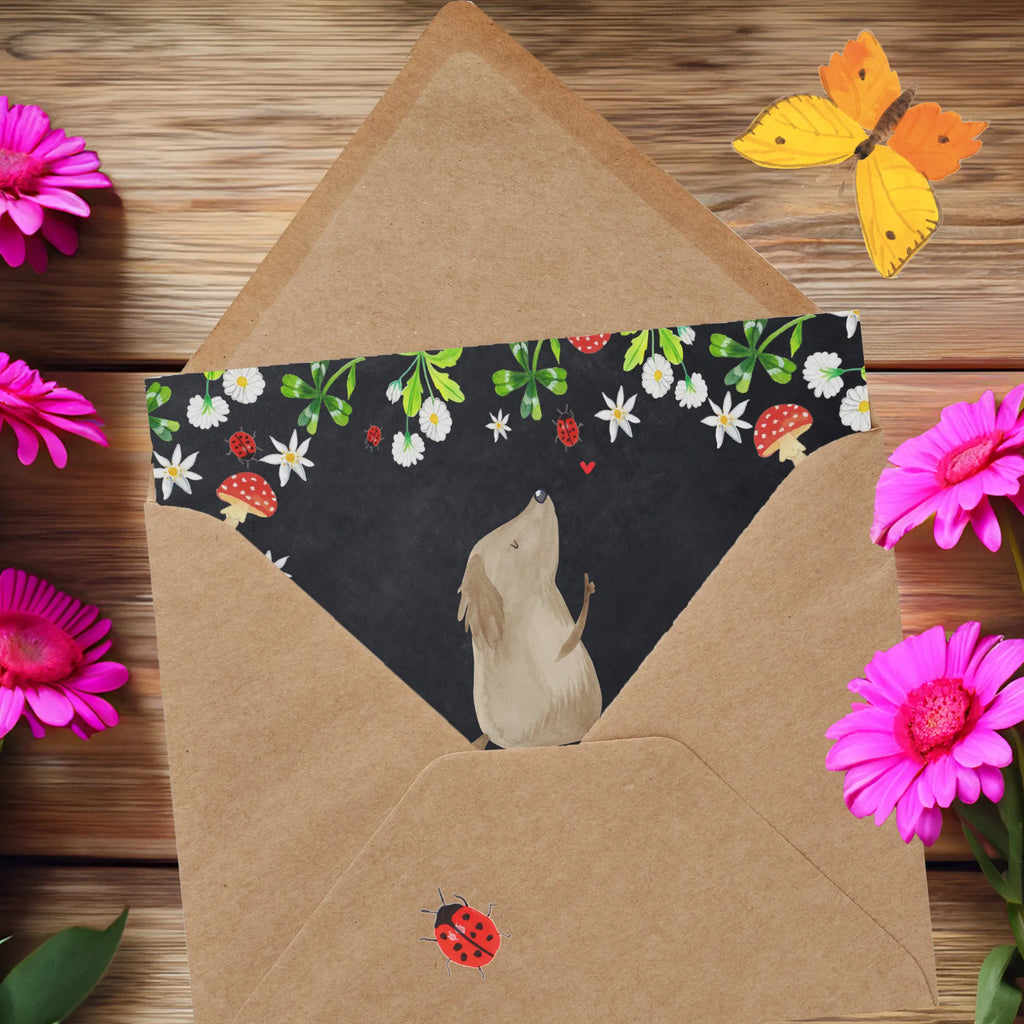 Deluxe Karte Hund Liebe Karte, Hochwertige Grußkarte, Einladungskarte, Grußkarte, Glückwunschkarte, Hochzeitskarte, Geburtstagskarte, Klappkarte, Hochwertige Klappkarte, Hund, Hundemotiv, Haustier, Hunderasse, Tierliebhaber, Hundebesitzer, Sprüche, Frauchen, Hundeglück, Hundeliebe, Hunde, Liebe