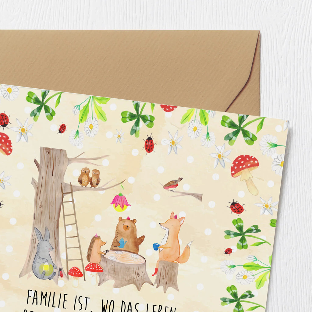 Deluxe Card forest animals picnic Klappkarte, Hochwertige Grußkarte, Hochwertige Klappkarte, Glückwunschkarte, Karte, Einladungskarte, Geburtstagskarte, Hochzeitskarte, Grußkarte, Tiermotive, Gute Laune, lustige Sprüche, Tiere, Eichhörnchen, Fuchs, Waldtiere, Wald, Maus, Hase, Igel, Picknick