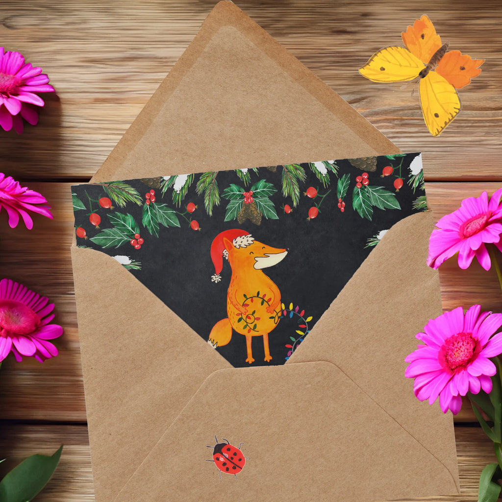 Deluxe Karte Fuchs Weihnachten Einladungskarte, Hochzeitskarte, Karte, Hochwertige Klappkarte, Hochwertige Grußkarte, Glückwunschkarte, Klappkarte, Grußkarte, Geburtstagskarte, Winter, Weihnachten, Weihnachtsdeko, Nikolaus, Advent, Heiligabend, Wintermotiv, Fuchs, Geschenk Weihnachten, Weihnachtszeit, Weihnachtsmann, Spruch schön, Füchse