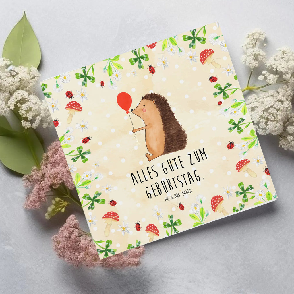 Deluxe Karte Igel Luftballon Karte, Einladungskarte, Geburtstagskarte, Klappkarte, Hochzeitskarte, Glückwunschkarte, Hochwertige Klappkarte, Grußkarte, Hochwertige Grußkarte, Tiermotive, Gute Laune, lustige Sprüche, Tiere, Geburtstagskind, Igel, Glückwunsch, Herzlichen Glückwunsch, Happy Birthday, Geburtstag, Ballon