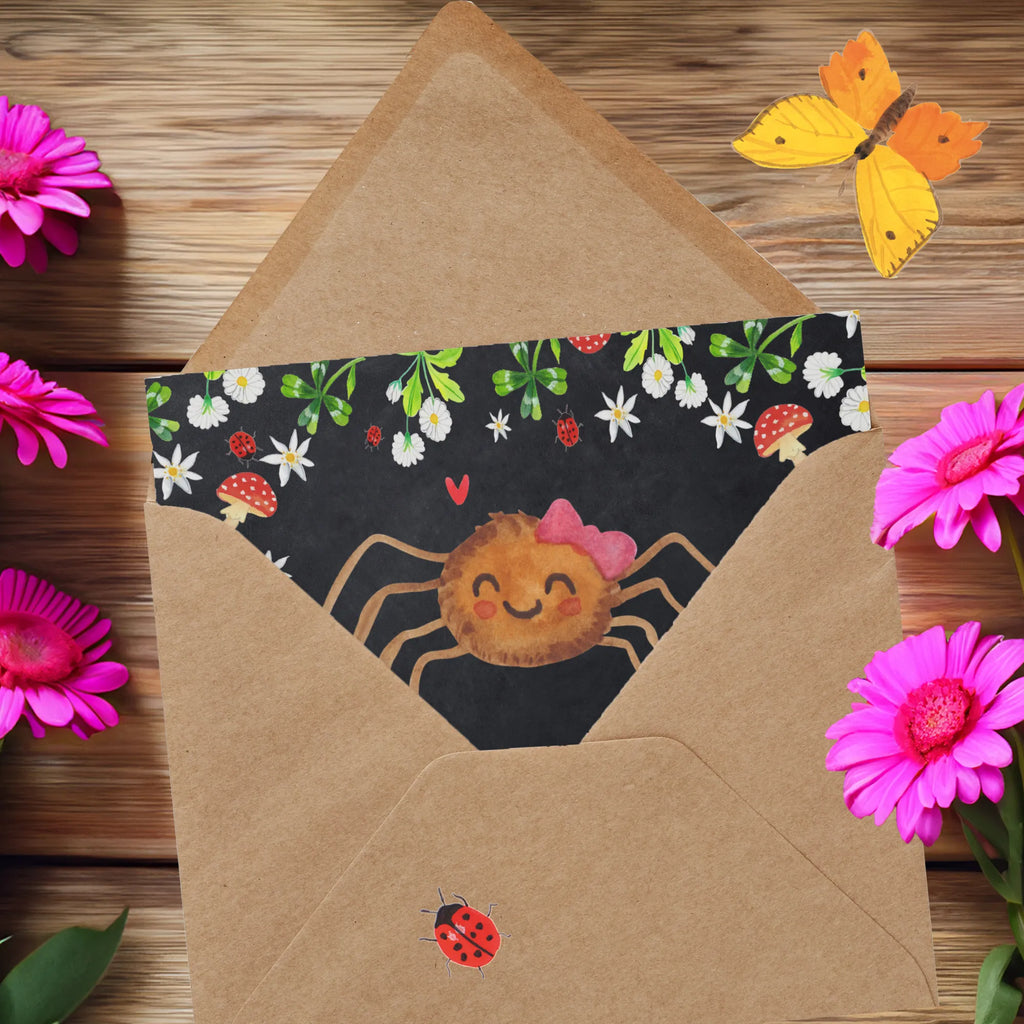 Deluxe Card Spider Agathe Joy Glückwunschkarte, Grußkarte, Hochzeitskarte, Karte, Hochwertige Grußkarte, Klappkarte, Einladungskarte, Hochwertige Klappkarte, Geburtstagskarte, Spinne Agathe, Spinne, Agathe, Videos, Merchandise, Beliebte Spinne, Viral, Viraler Hit, Trend