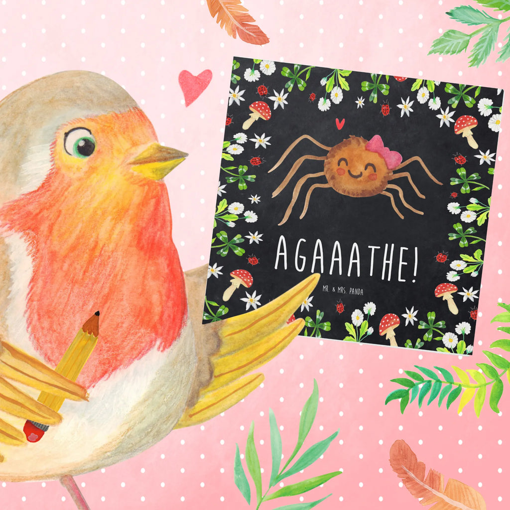 Deluxe Card Spider Agathe Joy Glückwunschkarte, Grußkarte, Hochzeitskarte, Karte, Hochwertige Grußkarte, Klappkarte, Einladungskarte, Hochwertige Klappkarte, Geburtstagskarte, Spinne Agathe, Spinne, Agathe, Videos, Merchandise, Beliebte Spinne, Viral, Viraler Hit, Trend