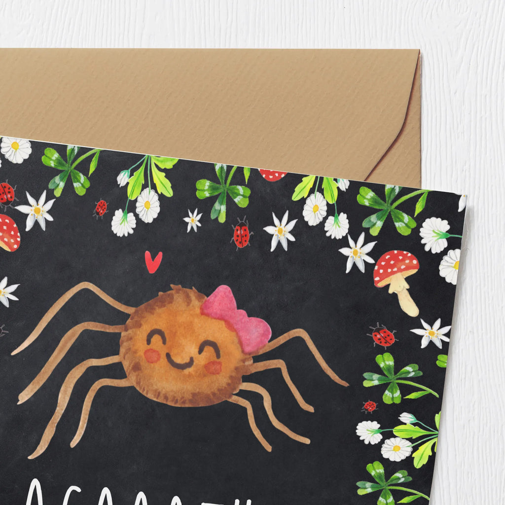 Deluxe Card Spider Agathe Joy Glückwunschkarte, Grußkarte, Hochzeitskarte, Karte, Hochwertige Grußkarte, Klappkarte, Einladungskarte, Hochwertige Klappkarte, Geburtstagskarte, Spinne Agathe, Spinne, Agathe, Videos, Merchandise, Beliebte Spinne, Viral, Viraler Hit, Trend