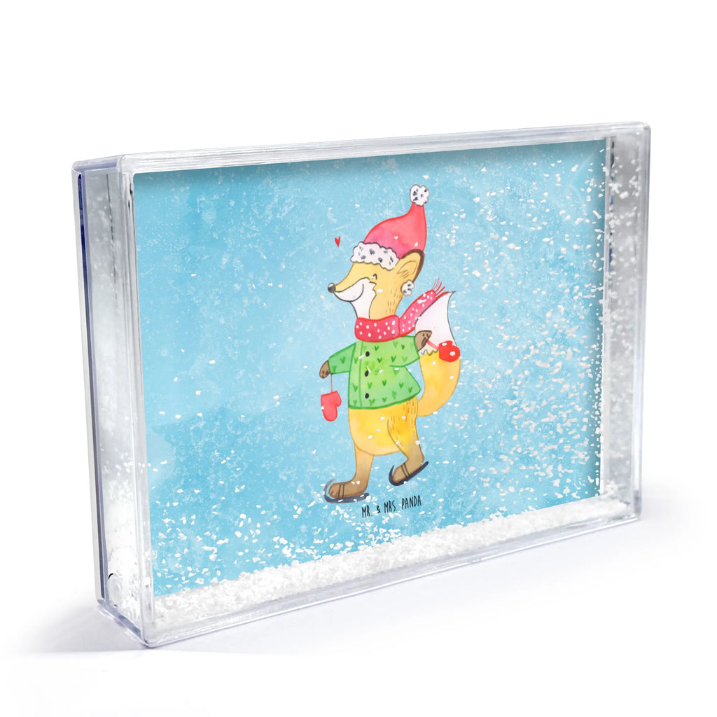 Schüttelrahmen Fuchs  Schlittschuhe Winter, Weihnachten, Weihnachtsdeko, Nikolaus, Advent, Heiligabend, Wintermotiv, Weihnachtszeit, Weihnachtsmann, Weihnachtsbaum, Weihnachtstage, Tannenbaum