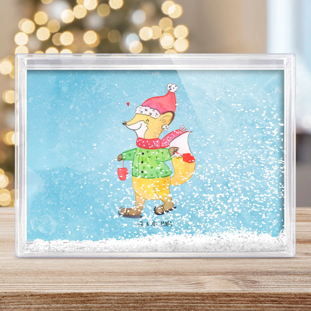 Schüttelrahmen Fuchs  Schlittschuhe Winter, Weihnachten, Weihnachtsdeko, Nikolaus, Advent, Heiligabend, Wintermotiv, Weihnachtszeit, Weihnachtsmann, Weihnachtsbaum, Weihnachtstage, Tannenbaum