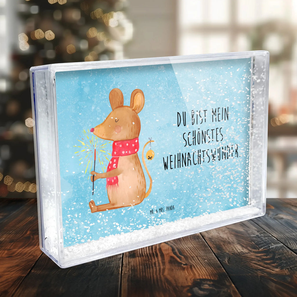 Schüttelrahmen Maus Weihnachten Winter, Weihnachten, Weihnachtsdeko, Nikolaus, Advent, Heiligabend, Wintermotiv, Weihnachtsgruß, Mäuschen, Maus, Weihnachtswunder, Frohe Weihnachten, Weihnachtsmotiv