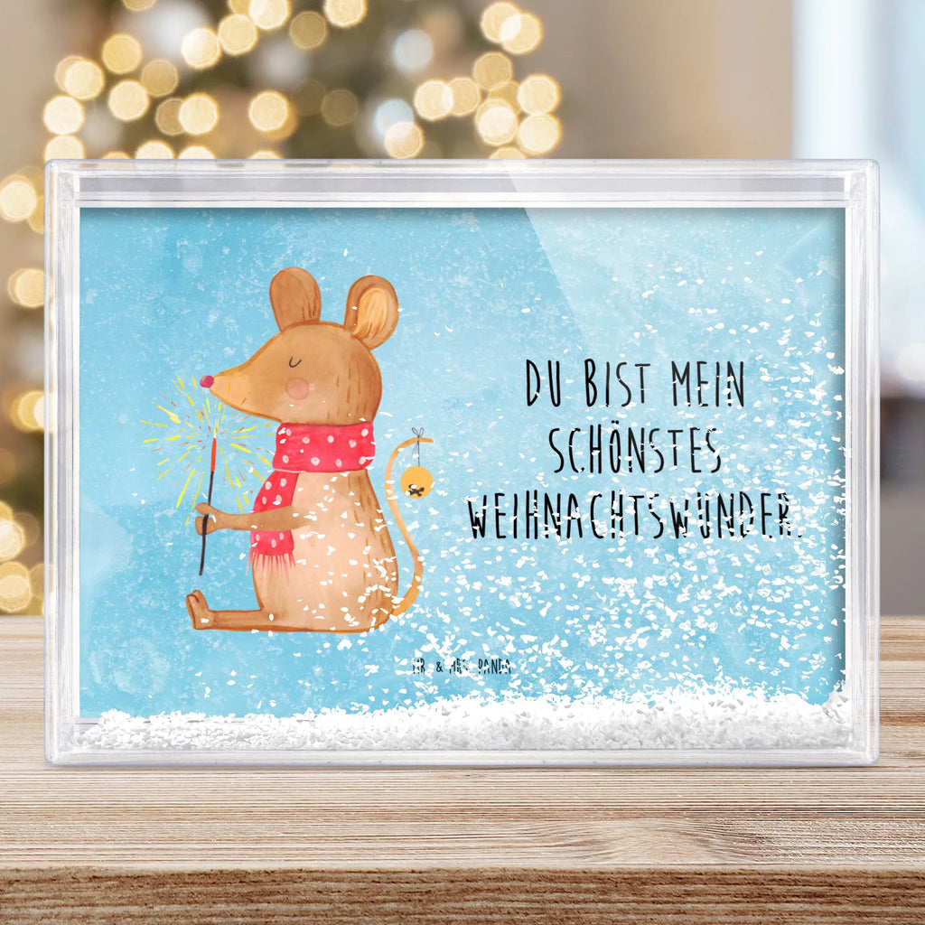 Schüttelrahmen Maus Weihnachten Winter, Weihnachten, Weihnachtsdeko, Nikolaus, Advent, Heiligabend, Wintermotiv, Weihnachtsgruß, Mäuschen, Maus, Weihnachtswunder, Frohe Weihnachten, Weihnachtsmotiv