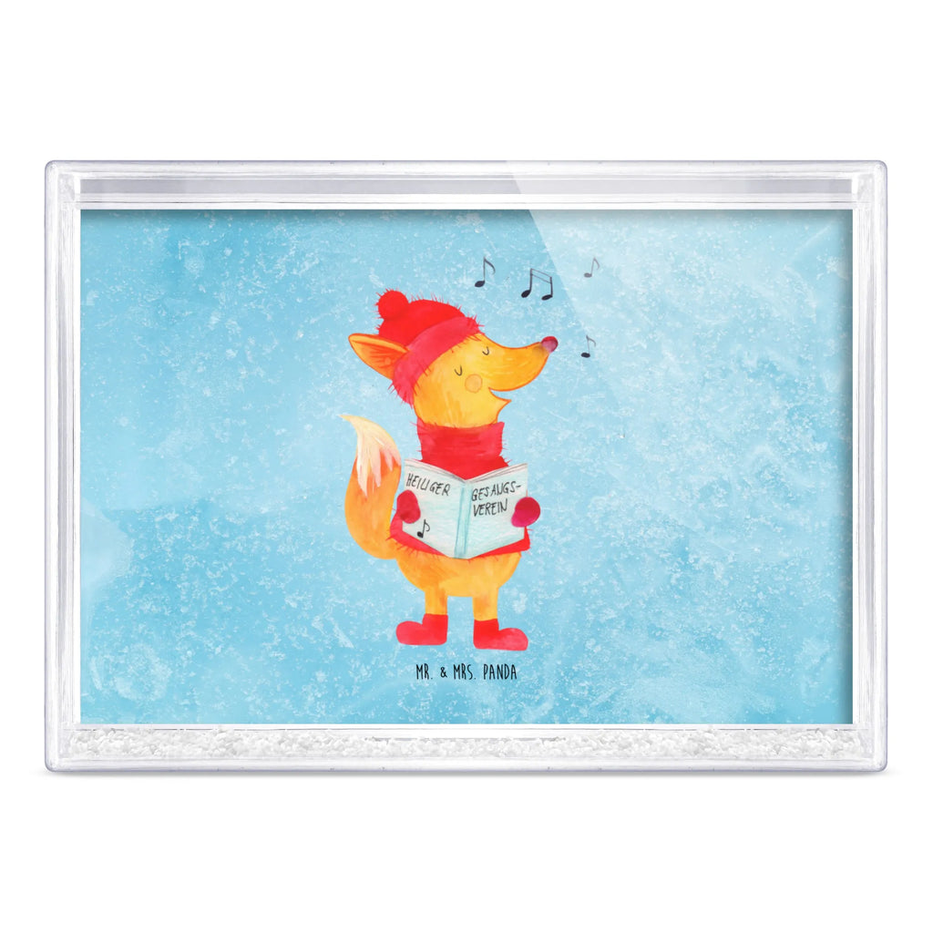 Schüttelrahmen Fuchs Sänger Winter, Weihnachten, Weihnachtsdeko, Nikolaus, Advent, Heiligabend, Wintermotiv, Weihnachtslieder, Sänger, Fuchs, Geschenk Sänger, Füchse, Singen