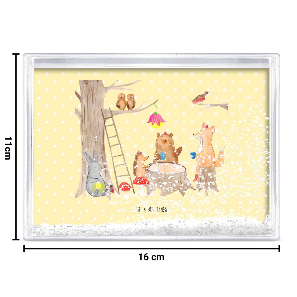 Schüttelrahmen Waldtiere Picknick Tiermotive, Gute Laune, lustige Sprüche, Tiere, Fuchs, Igel, Hase, Picknick, Eichhörnchen, Wald, Waldtiere, Maus