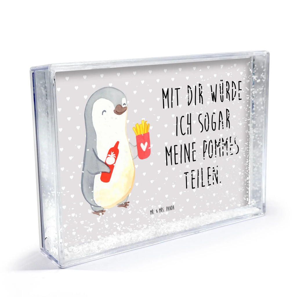 Schüttelrahmen Pinguin Pommes Liebe, Partner, Freund, Freundin, Ehemann, Ehefrau, Heiraten, Verlobung, Heiratsantrag, Liebesgeschenk, Jahrestag, Hocheitstag, Geschenk für Partner, Geschenk für Frauen, Mitbringsel, Hochzeitstag, Liebesbeweis, für Männer, Geschenk für Freundin, für Ehemann, Valentinstag