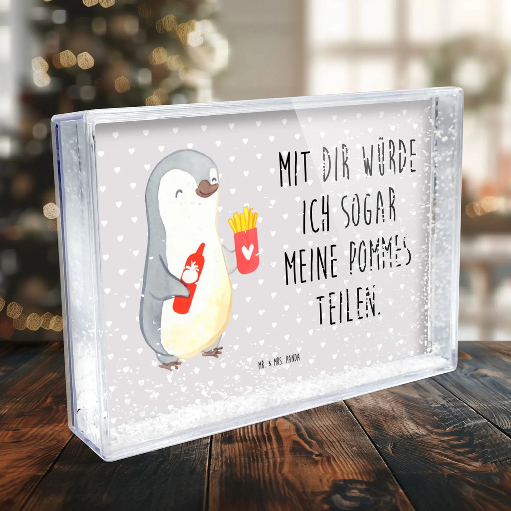 Schüttelrahmen Pinguin Pommes Liebe, Partner, Freund, Freundin, Ehemann, Ehefrau, Heiraten, Verlobung, Heiratsantrag, Liebesgeschenk, Jahrestag, Hocheitstag, Geschenk für Partner, Geschenk für Frauen, Mitbringsel, Hochzeitstag, Liebesbeweis, für Männer, Geschenk für Freundin, für Ehemann, Valentinstag