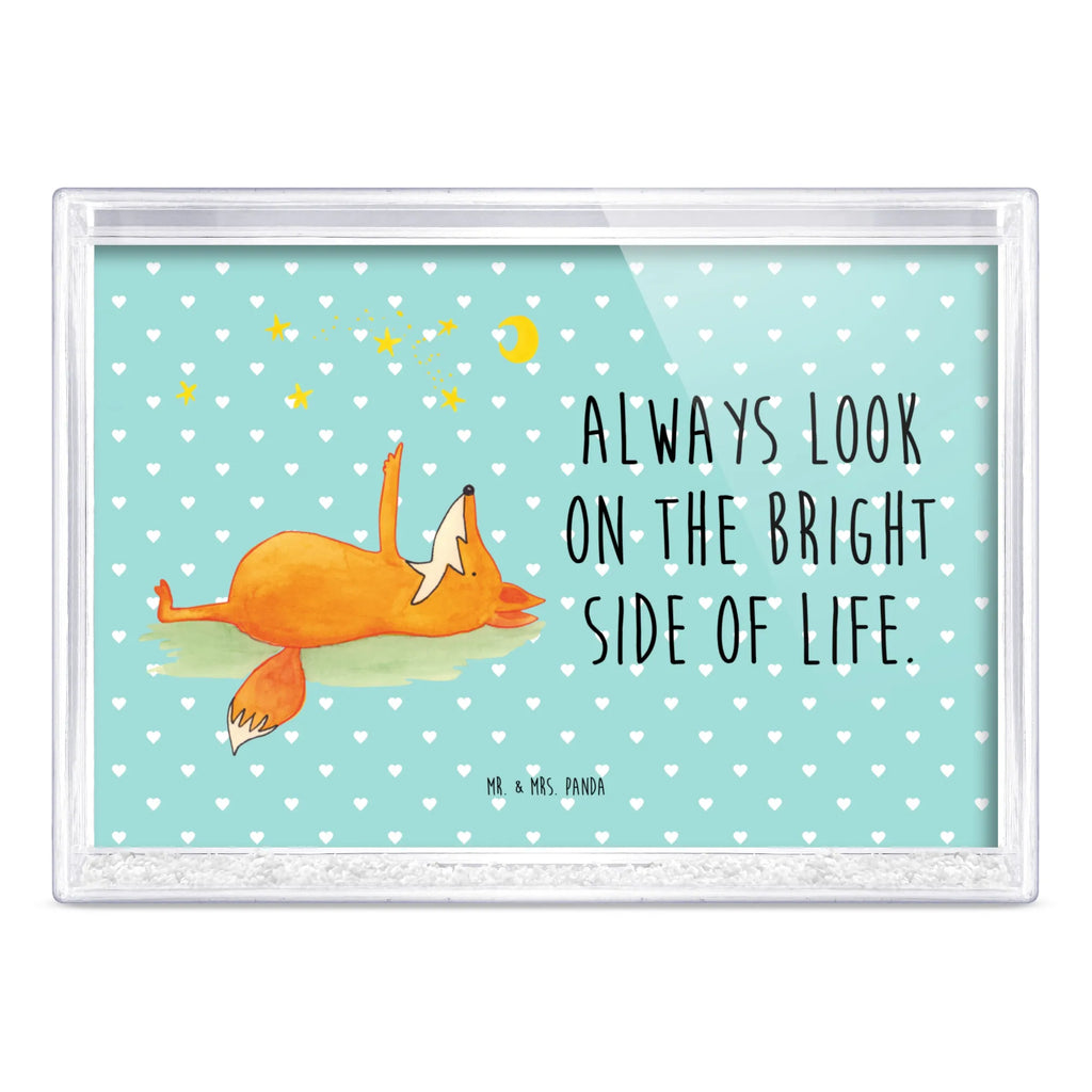 Schüttelrahmen Fuchs Sterne Fuchs, Always Look on the Bright Side of Life, Füchse, Spruch schön, tröstende Worte, Romantik, Spruch positiv
