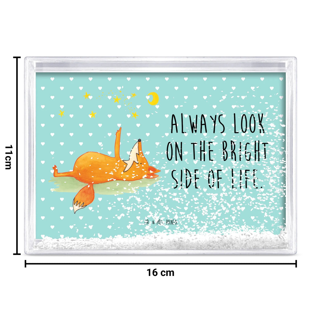Schüttelrahmen Fuchs Sterne Fuchs, Always Look on the Bright Side of Life, Füchse, Spruch schön, tröstende Worte, Romantik, Spruch positiv