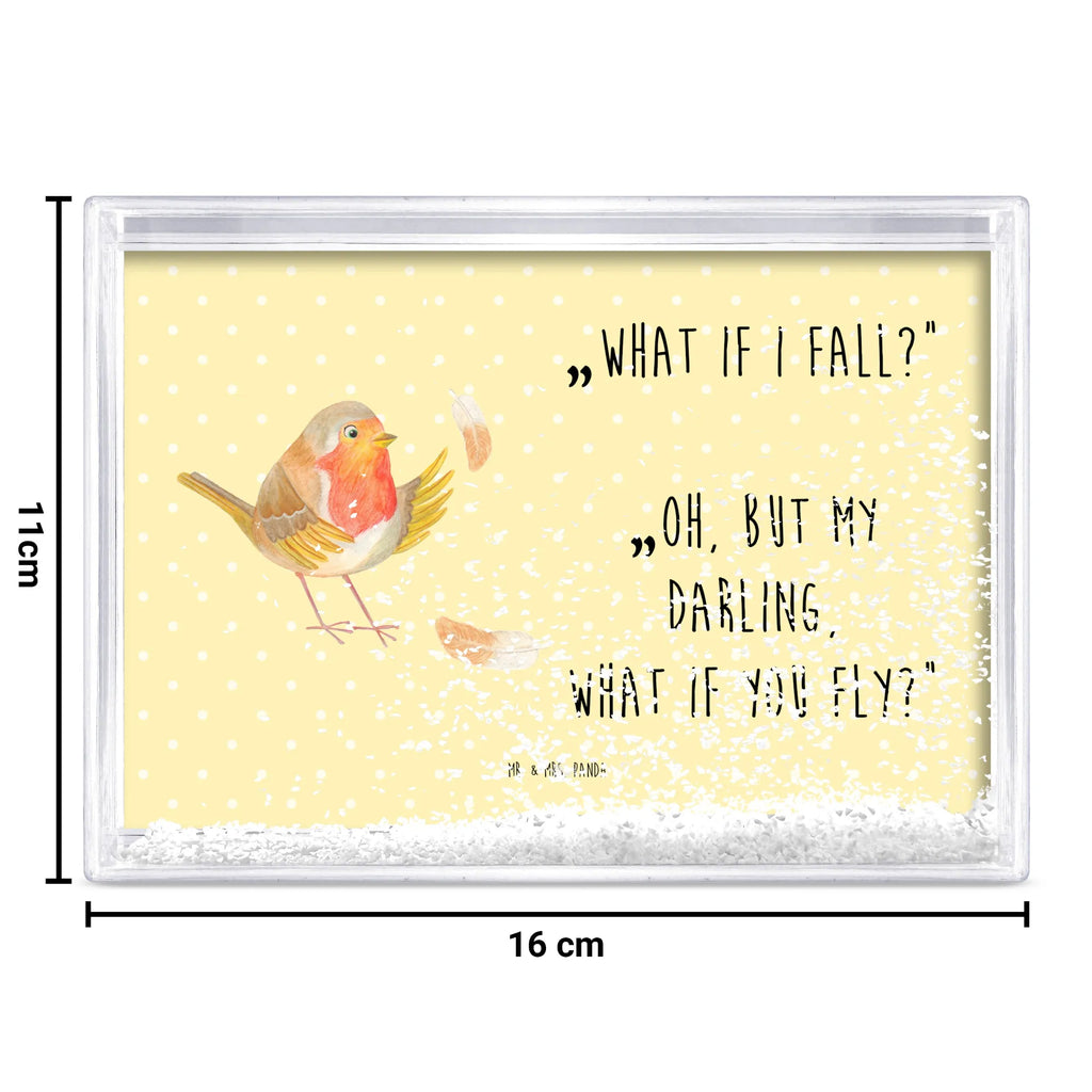 Schüttelrahmen Rotkehlchen Federn Tiermotive, Gute Laune, lustige Sprüche, Tiere, Spruch Mut, What if i fall, fliegen, Vogel, Motivation Sprüche, Rotkehlchen, Motivationsbilder, Spruch Motivation