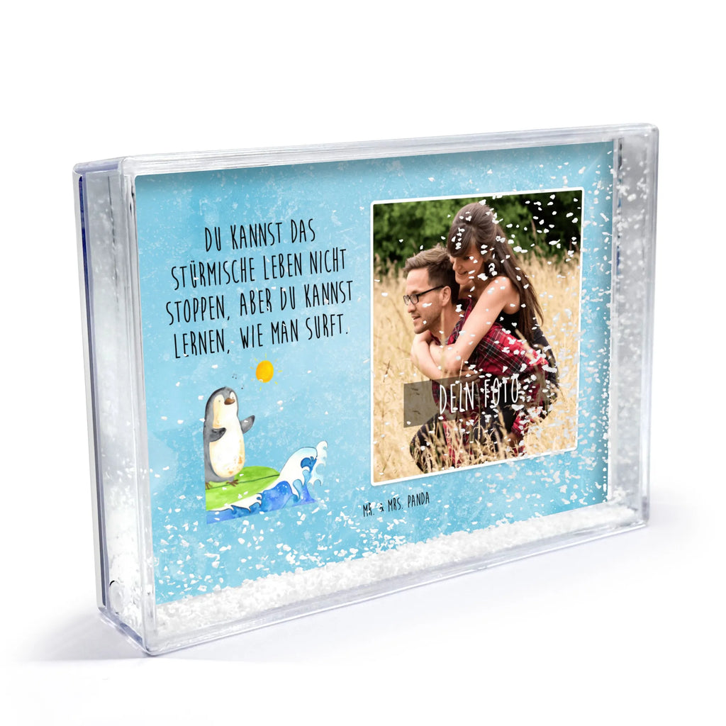 Shake Frame with Photo Penguin surfer Schüttelrahmen mit Foto, Rahmen mit Foto, Bilderrahmen mit Foto, Orginalles Fotogeschenk, Fotogeschenk, Fotogeschenke, Pinguin, Pinguine, surfen, Surfer, Hawaii, Urlaub, Wellen, Wellen reiten, Portugal