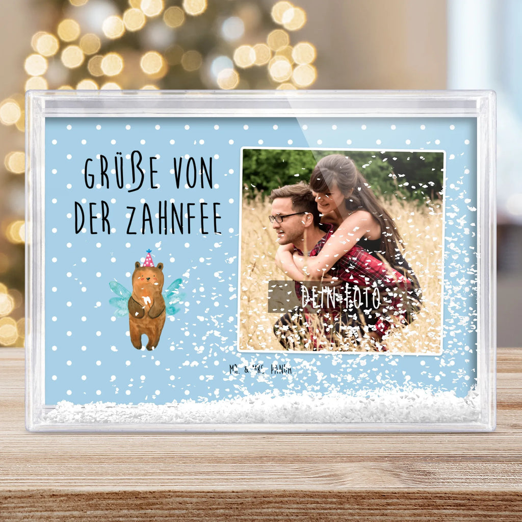 Schüttelrahmen mit Foto Bär Zahnfee Bilderrahmen mit Foto, Schüttelrahmen mit Foto, Fotogeschenk, Rahmen mit Foto, Fotogeschenke, Orginalles Fotogeschenk, Bär, Teddy, Teddybär, Erster Zahn, Zahnfee, Fee, Milchzahn