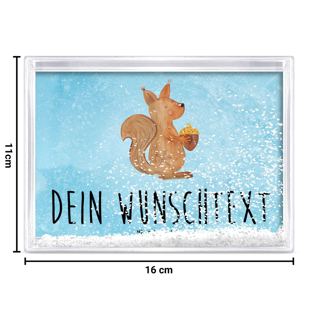 Personalisierter Schüttelrahmen Eichhörnchen Weihnachten Winter, Weihnachten, Weihnachtsdeko, Nikolaus, Advent, Heiligabend, Wintermotiv, Neujahr, Guten Rutsch, Weihnachtsgruß, Frohes neues Jahr, Weihnachtsmotiv, Vogel, Frohe Weihnachten