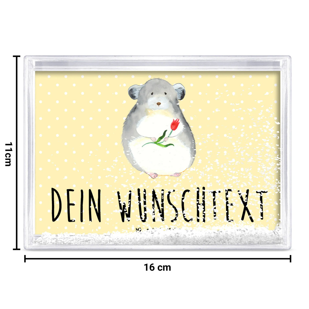 Personalized Shaker Frame chinchilla flower small animals, cute, funny, cute animal motives, hand drawn, small world, funny sayings, good mood, happy, gifts, gift ideas, special gifts, animal lover, card, grief, office, depression, chaos, happiness, office life, heartache, chinchilla, being sad, chinchillas