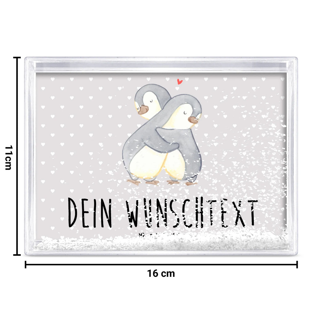 Personalisierter Schüttelrahmen Pinguine Kuscheln Liebe, Partner, Freund, Freundin, Ehemann, Ehefrau, Heiraten, Verlobung, Heiratsantrag, Liebesgeschenk, Jahrestag, Hocheitstag, Geschenk für Frauen, Mitbringsel, Liebesbeweis, Geschenk für Partner, für Männer, für Ehemann, Valentinstag, Geschenk für Freundin, Hochzeitstag