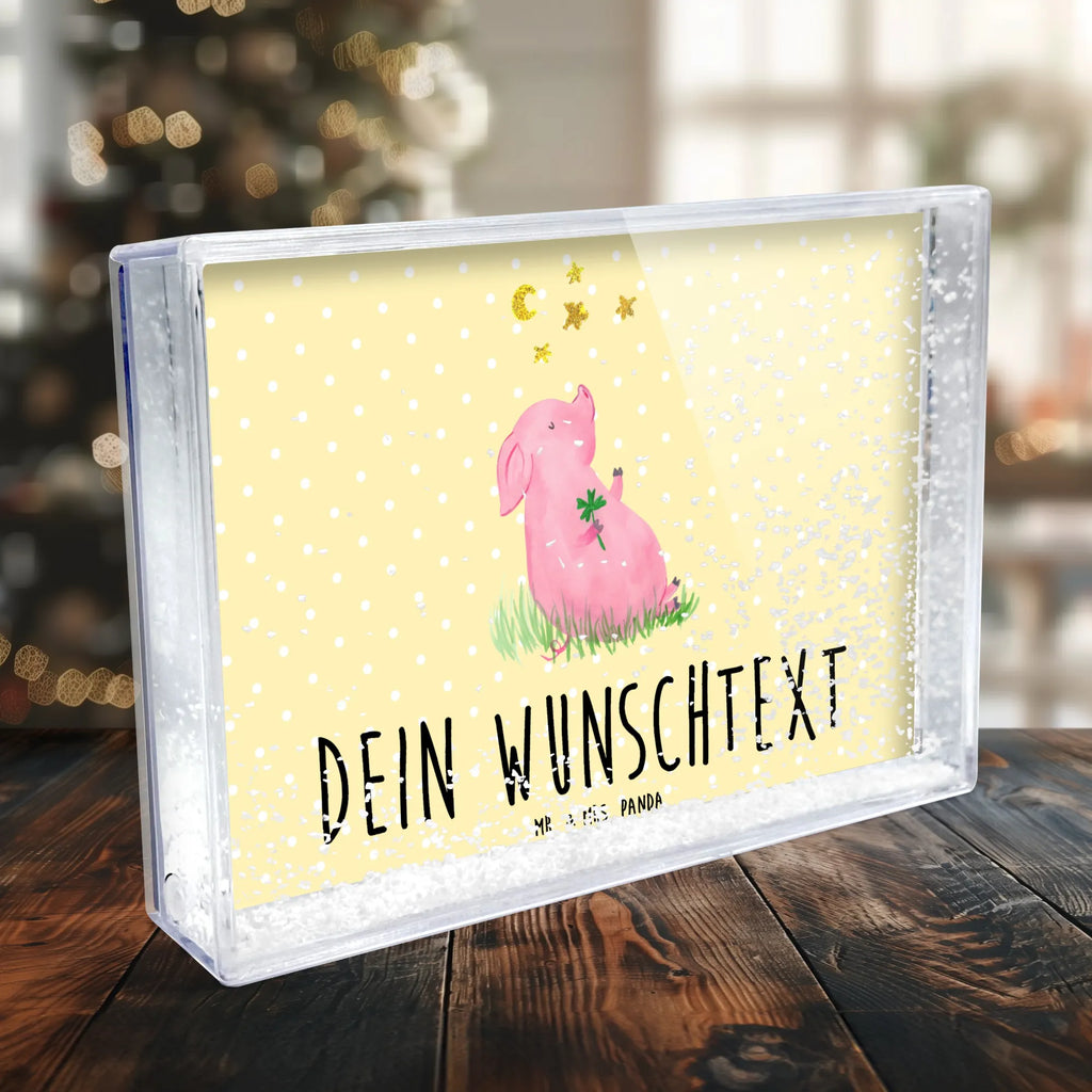 Personalisierter Schüttelrahmen Schwein Glück Tiermotive, Gute Laune, lustige Sprüche, Tiere, Glücksschwein. Glück, Schweinchen, Motivation, Sterne, Schwein, Sernchen, Ziele, Träume, Glücksbringer