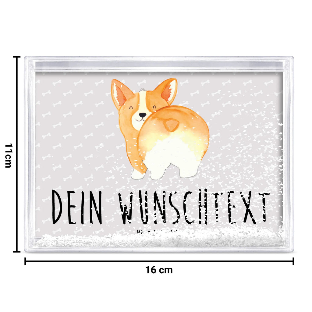 Personalisierter Schüttelrahmen Corgi Po Hund, Hundemotiv, Haustier, Hunderasse, Tierliebhaber, Hundebesitzer, Sprüche, Selbstliebe, Motivation, Spruch, Corgie, Hundeliebe
