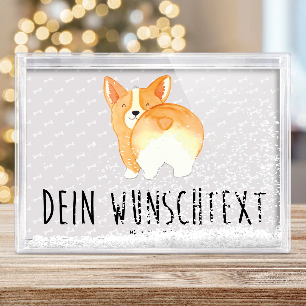 Personalisierter Schüttelrahmen Corgi Po Hund, Hundemotiv, Haustier, Hunderasse, Tierliebhaber, Hundebesitzer, Sprüche, Selbstliebe, Motivation, Spruch, Corgie, Hundeliebe