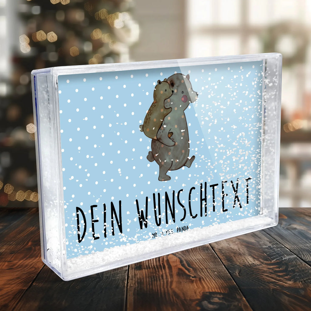Personalisierter Schüttelrahmen Papa Bär Familie, Vatertag, Muttertag, Bruder, Schwester, Mama, Papa, Oma, Opa, Geburtstag, Vati, Geschenk, Onkel, Vater, Papi