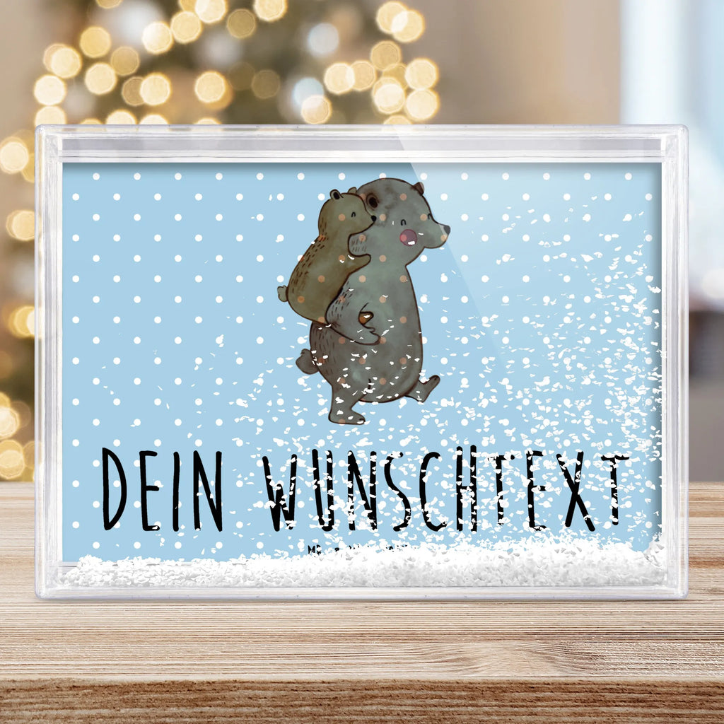 Personalisierter Schüttelrahmen Papa Bär Familie, Vatertag, Muttertag, Bruder, Schwester, Mama, Papa, Oma, Opa, Geburtstag, Vati, Geschenk, Onkel, Vater, Papi
