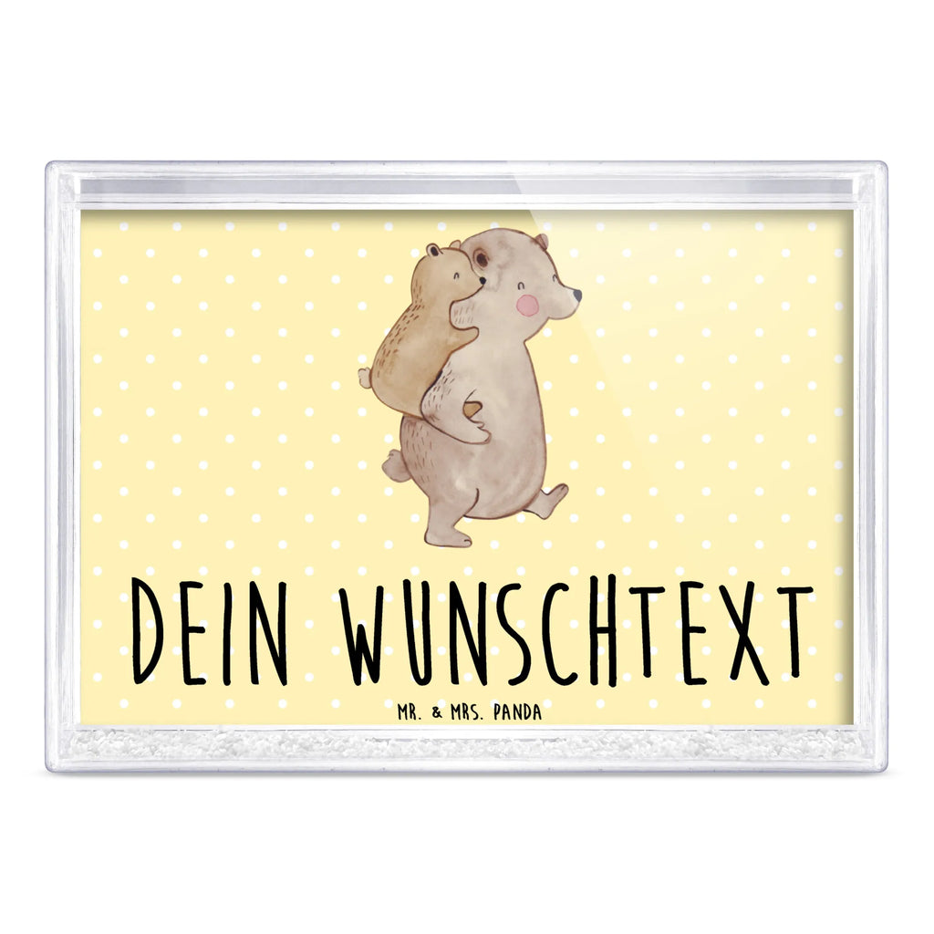 Personalisierter Schüttelrahmen Papa Bär Familie, Vatertag, Muttertag, Bruder, Schwester, Mama, Papa, Oma, Opa, Geburtstag, Vati, Geschenk, Onkel, Vater, Papi