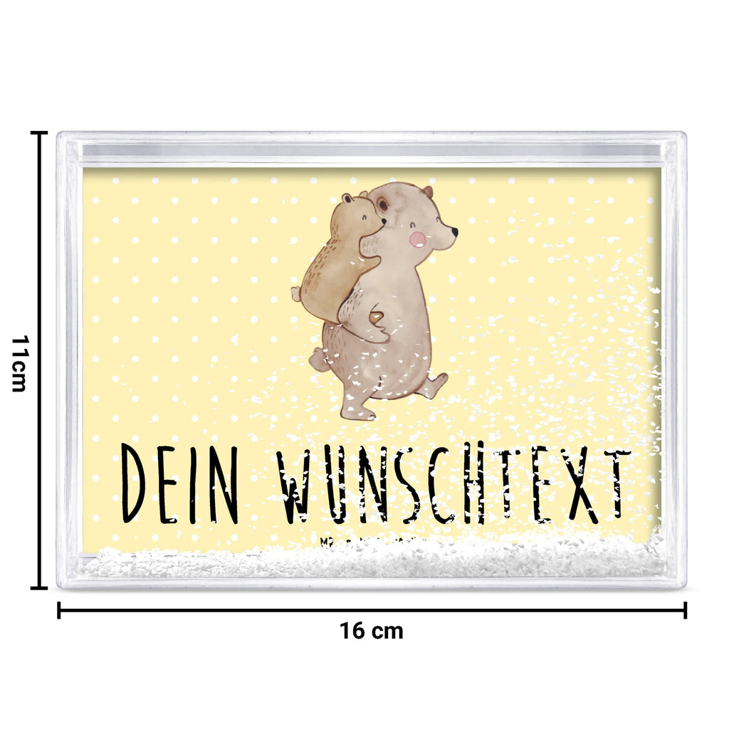 Personalisierter Schüttelrahmen Papa Bär Familie, Vatertag, Muttertag, Bruder, Schwester, Mama, Papa, Oma, Opa, Geburtstag, Vati, Geschenk, Onkel, Vater, Papi