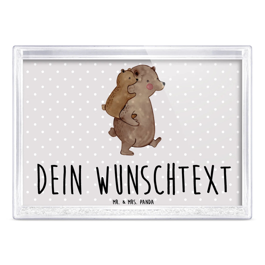 Personalisierter Schüttelrahmen Papa Bär Familie, Vatertag, Muttertag, Bruder, Schwester, Mama, Papa, Oma, Opa, Geburtstag, Vati, Geschenk, Onkel, Vater, Papi