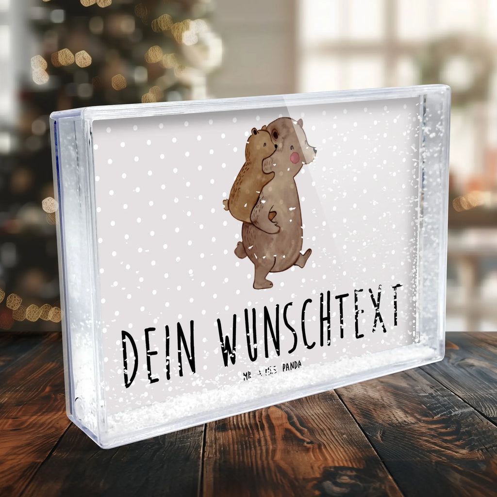 Personalisierter Schüttelrahmen Papa Bär Familie, Vatertag, Muttertag, Bruder, Schwester, Mama, Papa, Oma, Opa, Geburtstag, Vati, Geschenk, Onkel, Vater, Papi