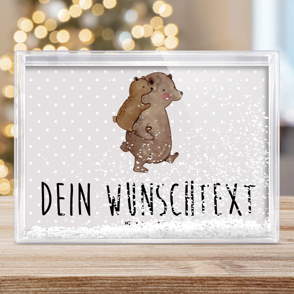 Personalisierter Schüttelrahmen Papa Bär Familie, Vatertag, Muttertag, Bruder, Schwester, Mama, Papa, Oma, Opa, Geburtstag, Vati, Geschenk, Onkel, Vater, Papi