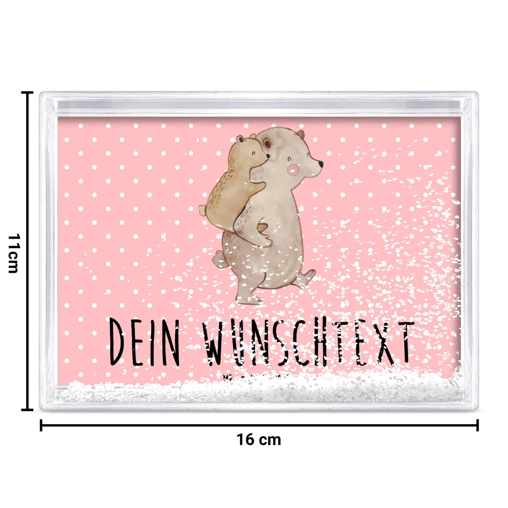 Personalisierter Schüttelrahmen Papa Bär Familie, Vatertag, Muttertag, Bruder, Schwester, Mama, Papa, Oma, Opa, Geburtstag, Vati, Geschenk, Onkel, Vater, Papi