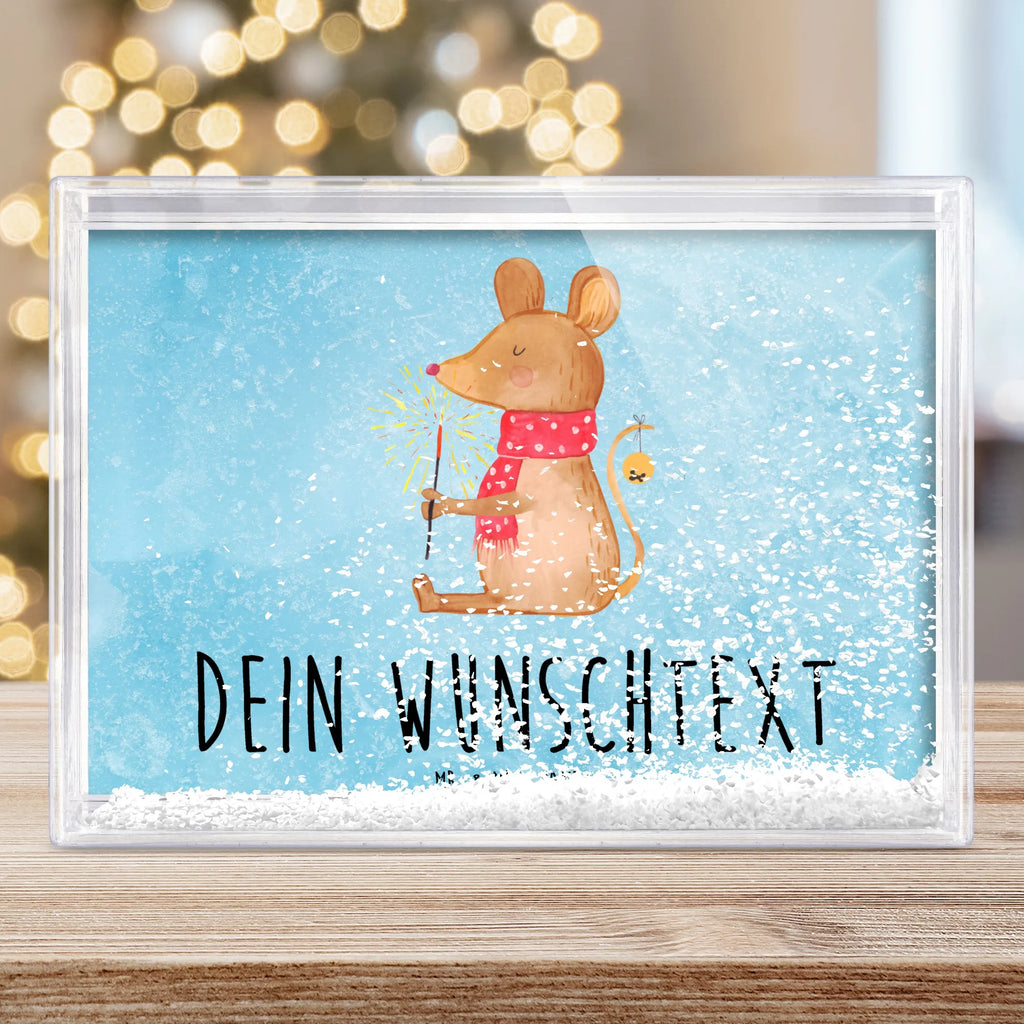 Personalized Shaker Frame Mouse Christmas Winter, Christmas, Christmas time, snow, christmas, christmas miracle, christmas motive, mouse, christmas greeting, merry christmas