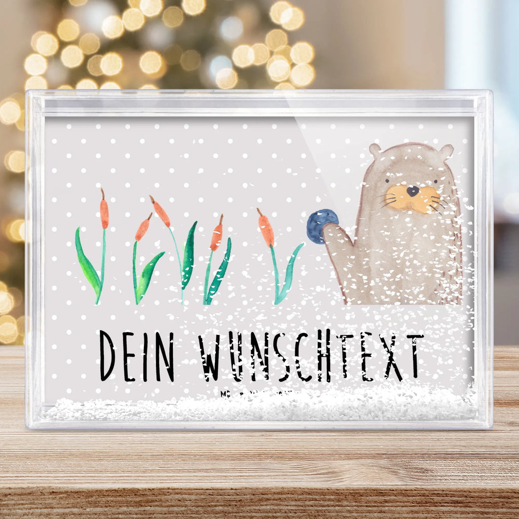 Personalized Shaker Frame otter Stone otter, marten, sea otter, European otter, water mammal, aquatic animal, baby otter, predator, water, otter gifts, animal lover, gift ideas for animal lovers, animal, mammal, water animal, gifts for people in love, Otter Sea Otter Lake Otter