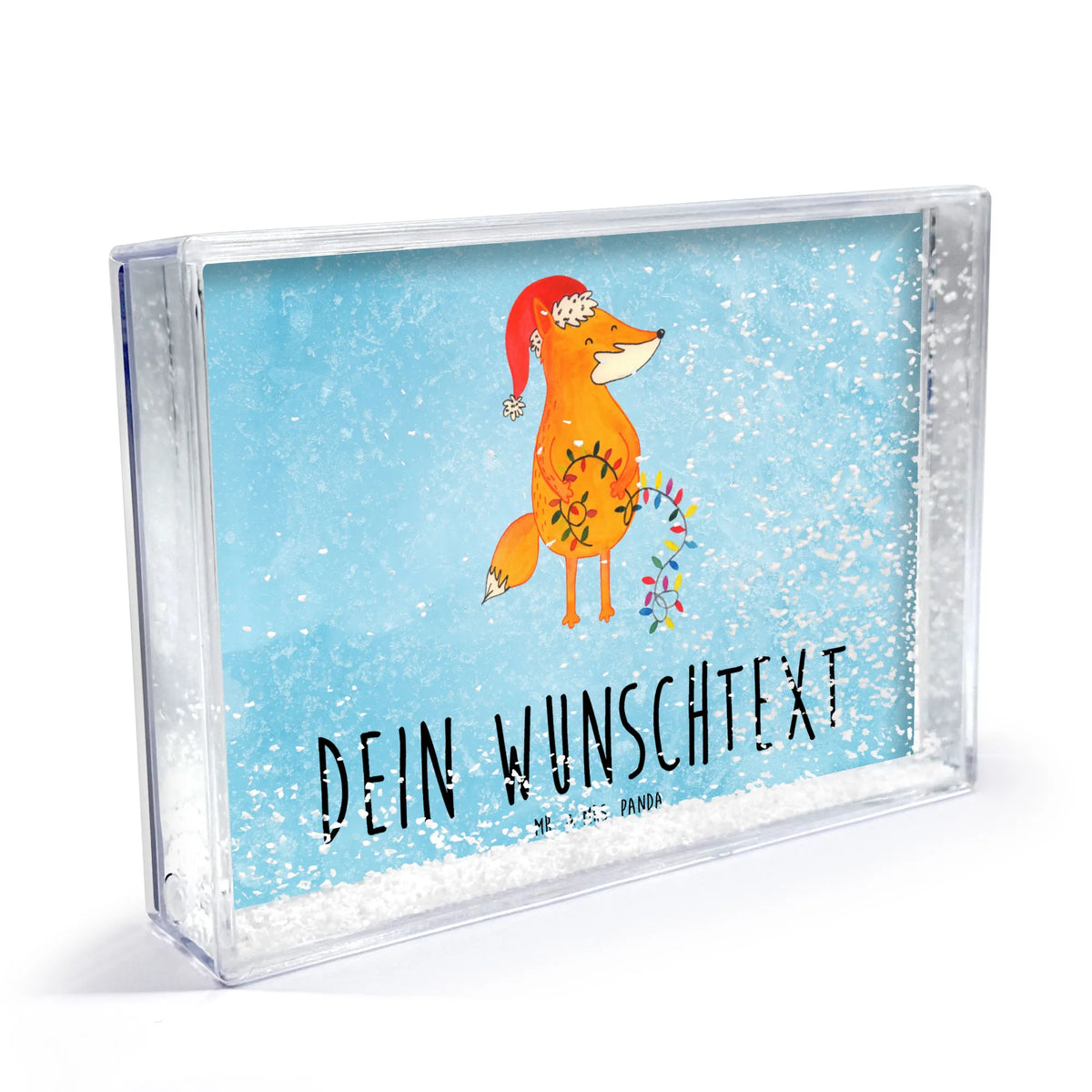 Personalized Shaker Frame Fox Christmas Winter, Christmas, Christmas time, snow, Santa Claus, Foxes, Gift Christmas, Christmas Eve, Fox, Saying beautiful