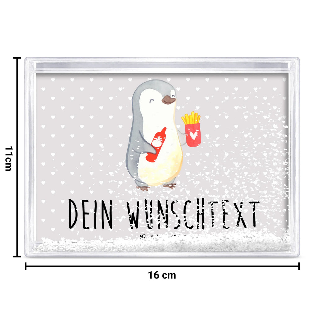 Personalisierter Schüttelrahmen Pinguin Pommes Liebe, Partner, Freund, Freundin, Ehemann, Ehefrau, Heiraten, Verlobung, Heiratsantrag, Liebesgeschenk, Jahrestag, Hocheitstag, für Männer, Mitbringsel, Valentinstag, Geschenk für Freundin, Geschenk für Partner, Liebesbeweis, Hochzeitstag, für Ehemann, Geschenk für Frauen